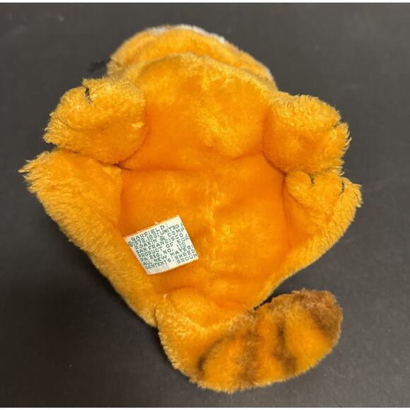 Garfield Orange Cat 1981 Dakin 8" Plush Graduation Stuffed Animal Cap Vintage - Picture 6 of 7